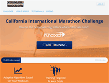 Tablet Screenshot of cim.runcoach.com