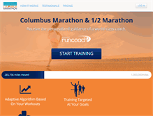 Tablet Screenshot of columbus.runcoach.com